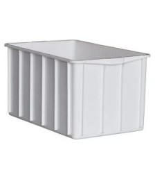 Caixa plástica branca s/tampa 180 lt Lar