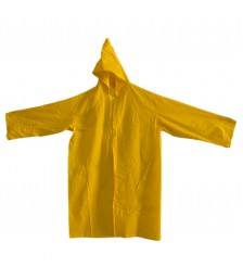 Capa de chuva amarela forrada c/manga longa GG 1,30 mt
