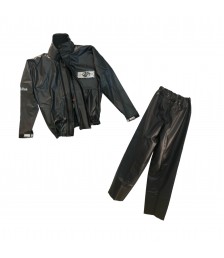 Capa de chuva preta p/moto Alba G 