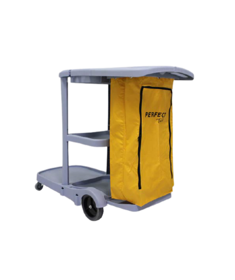 Carro funcional com bolsa cinza Perfect