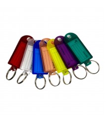 Chaveiro identificador de chaves plastico COLOR / BCO