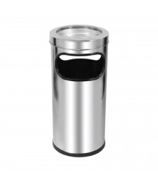 Cinzeiro/lixeiro inox alto 24x50 cm C2 JSN