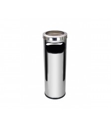 Cinzeiro/lixeiro inox alto 24x70 cm C18A JSN