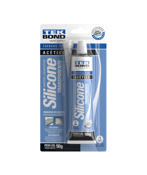 Cola de silicone pomada 50 gr Tekbond