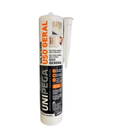 Cola silicone 280 gr branco em tubo 19359