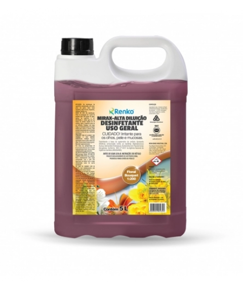 Desinfetante 5 lt pronto uso FLORAL (1x3 lt) Renko 