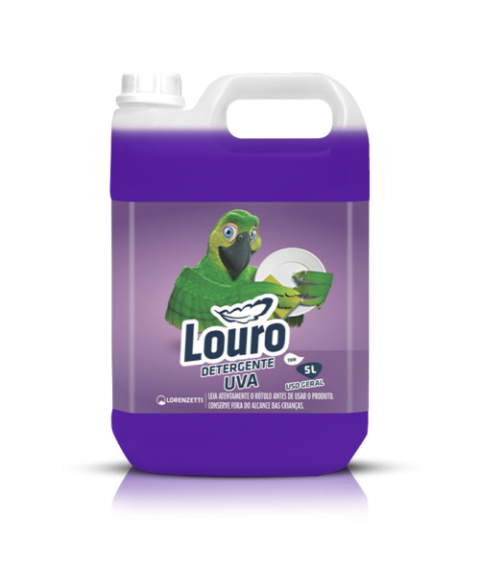 Detergente de louca 5 lt Louro uva 