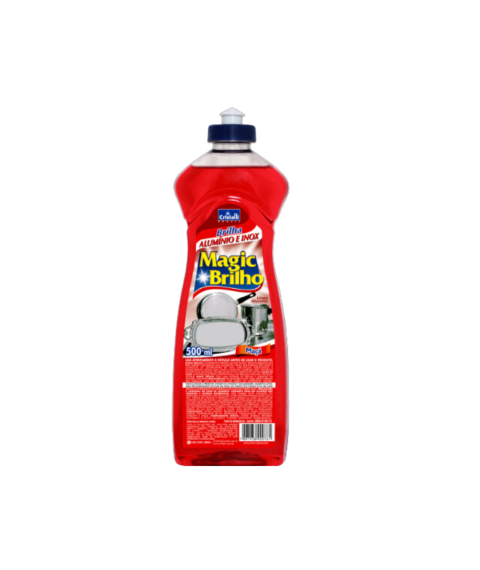 Detergente limpa inox e alumínio MAÇA 500ml Crivialli