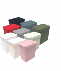 Lix. c/porta saco lixo 5 lt branca Soprano 13602