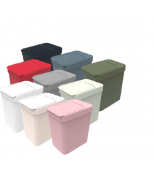 Lix. c/porta saco lixo 5 lt branca Soprano 13602