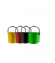 Lix. esmaltada 3 lt preto + pincel sanit. Agata Mor 8335