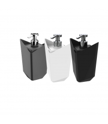 Saboneteira 500 ml Prisma branca Crippa pumb lisa 5033001