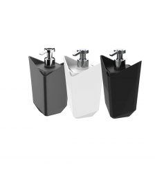 Saboneteira 500 ml Prisma cinza Crippa lisa 5033045