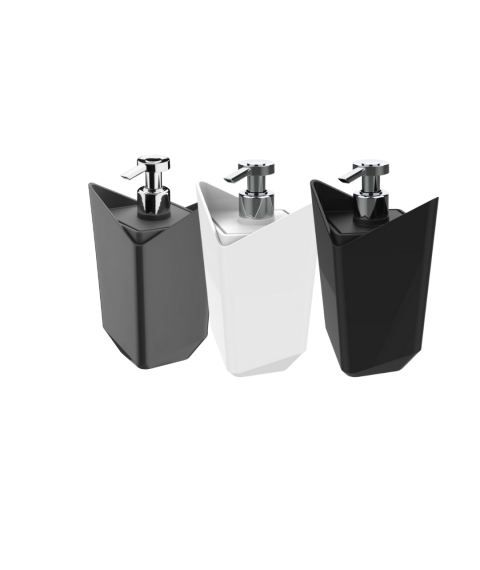 Saboneteira 500 ml Prisma branca Crippa pumb lisa 5033001