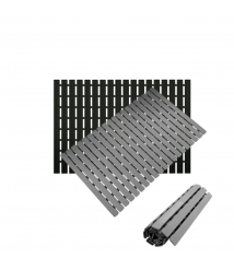 Tapete p/box deck cinza 43x61 Kapazi