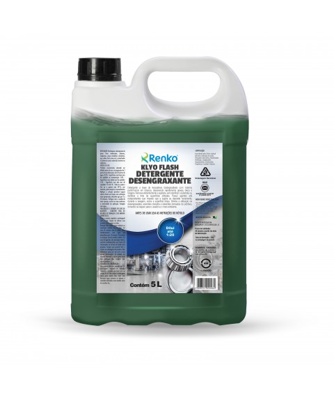 Detergente desengraxante 5 lt Klyo Flash Renko
