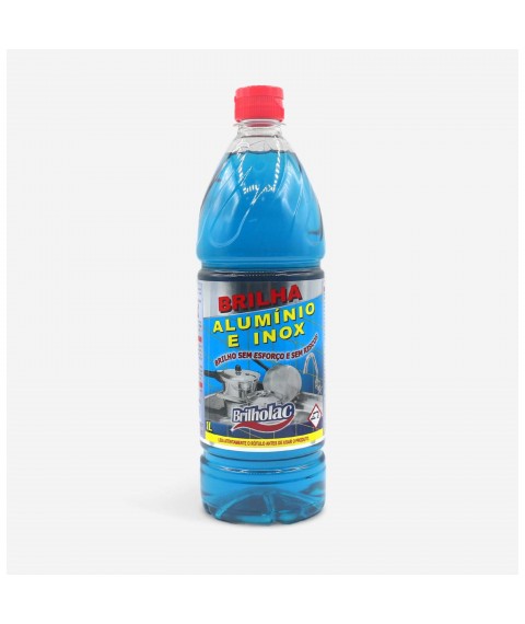 Detergente limpa inox e aluminio tradicional 1 lt Brilholac