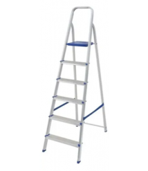 Escada aluminio 6 degraus 120 kg Mor 