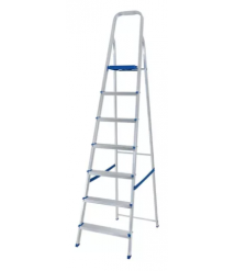 Escada aluminio 7 degraus 120 kg Mor 