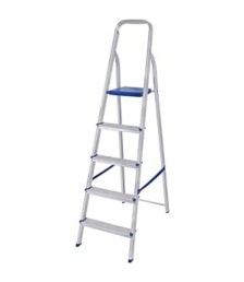 Escada aluminio 4 degraus 120 kg Mor 