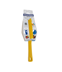 Escova rejunte fina c/cabinho AMARELA Maxi Tech limpa guia Bralimpia 