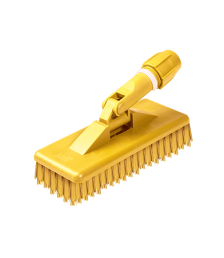 Escovao pesado cerda amarelo SEM CABO Bralimpia 
