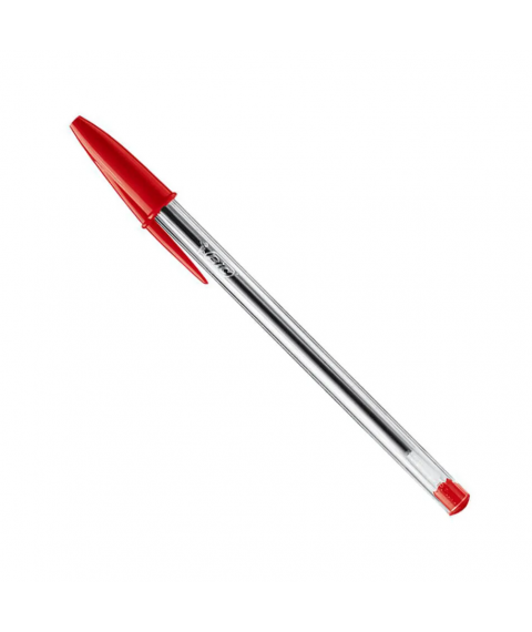 ESCRITORIO Caneta cristal VERMELHA Bic 