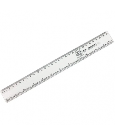 ESCRITORIO Regua 30 cm cristal