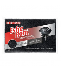 Esponja de limpar grelha 110X75X35mm Esfrebom 