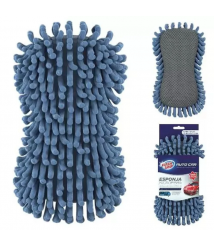 Esponja p/carro microfibra c/2und 14x14cm AUT94 Flash Limp