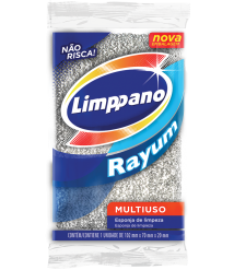 Esponja METÁLICA retangular unitária Rayum limppano