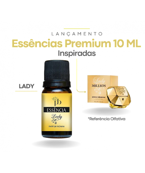 Essencia 10 ml LADY Pedra e Cor