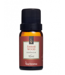 Essencia 10ml AMBAR WOOD Via Aroma