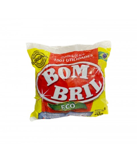 Esponja de lã de aço c/ 8und Bombril