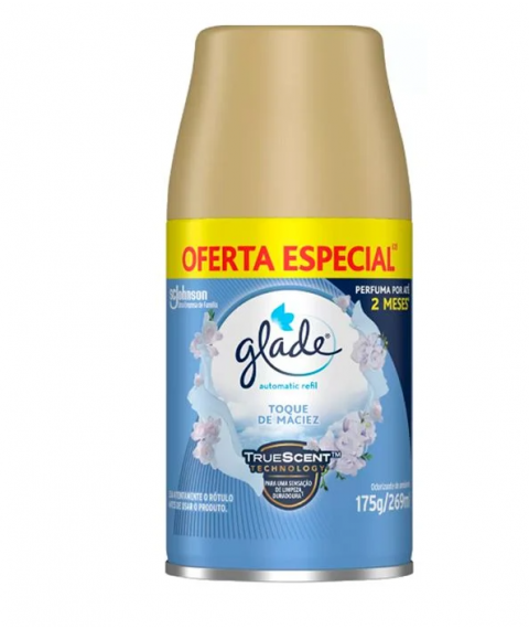 Refil bom ar 269 ml TOQUE DE MACIEZ temporizador Glade
