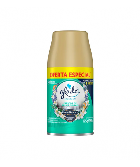 Refil bom ar 269 ml AGUAS FLORAIS temporizador Glade