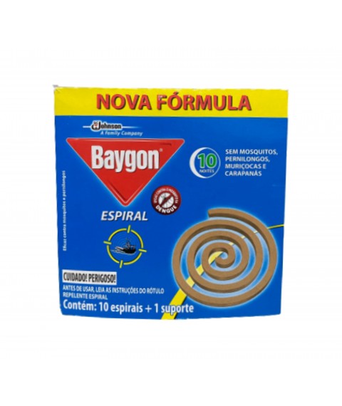Inseticida espiral c/10 Baygon