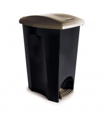 Lix. 30 lt PLASUTIL 3em1 branca pedal retangular 2979