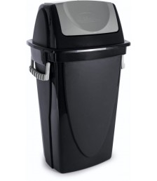 Lix. 40 lt de parede MADEIRA ST3P JSN preta