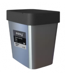 Lix. 2,5 lt de pia retangular INOX LABEL MB 3771