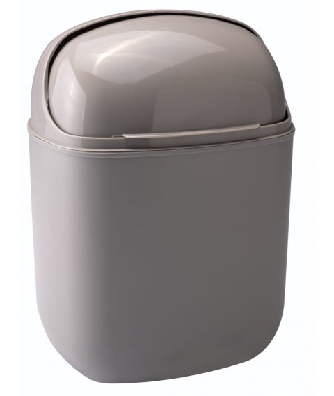 Lix. 9,3 lt retratil retangular Plasutil 7764 marrom findi