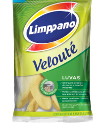 Luva cano curto M Limppano VELOUTE