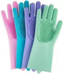 Luva de silicone p/lavar louça de uso em geral 132 Elo