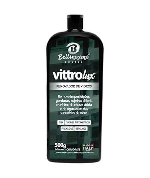 Limpa vidro 500ml Vittrollux renovador pronto uso alcalino Bellinzoni 233250