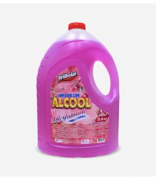 Limpador álcool perfumado FLORAL 5 lt Brilholac
