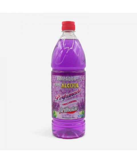 Limpador álcool perfumado LAVANDA 1lt Brilholac