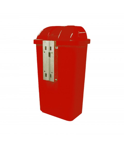 Lix. 50 lt de parede cinza sem adesivo Bralimpia LS5PCZ