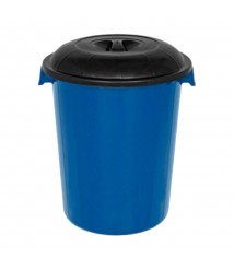 Lix. 61 lt MB redonda c/tampa preta reciclavel 0061