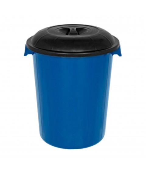 Lix. 61 lt MB redonda c/tampa preta reciclavel 0061