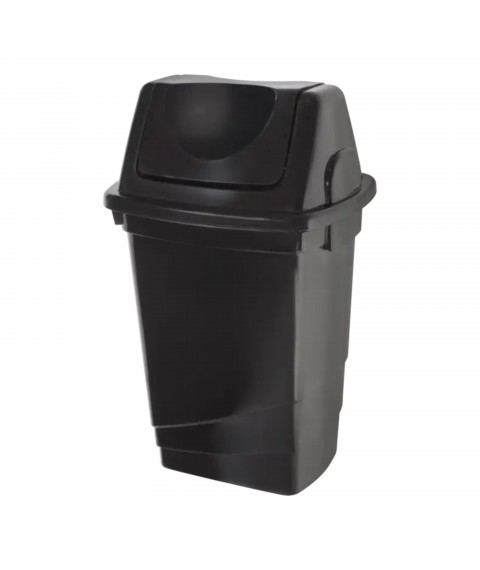 Lix. 46 lt PLASUTIL preta basculante retangular 3475